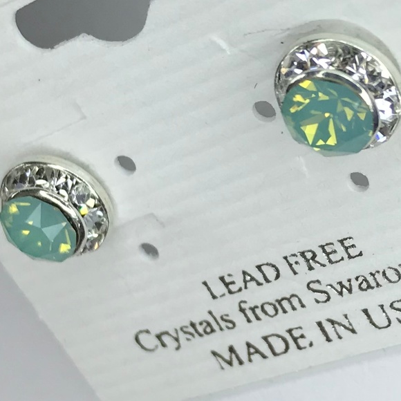Chrysolite Opal Earrings - Picture 4 of 5
